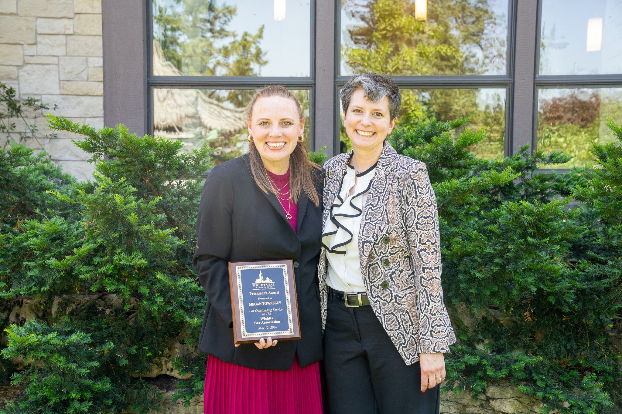 Megan Townsley and Calvin Rider Recognized by the Wichita Bar Association 1 - DSC08325 002 DSC08325 002 - Megan Townsley and Calvin Rider Recognized by the Wichita Bar Association - Fleeson Law